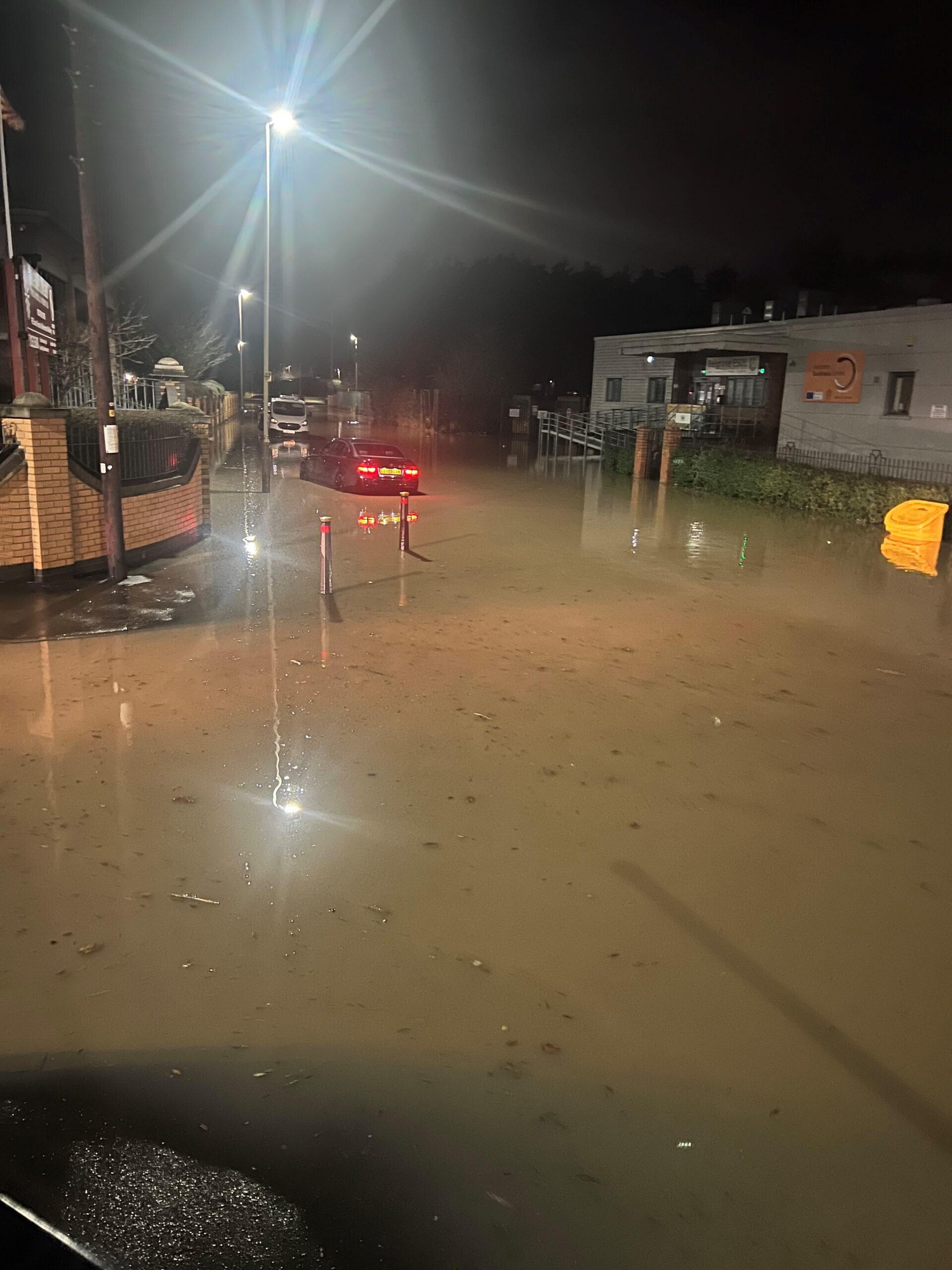 Recent flooding at Abbey Mead Academy